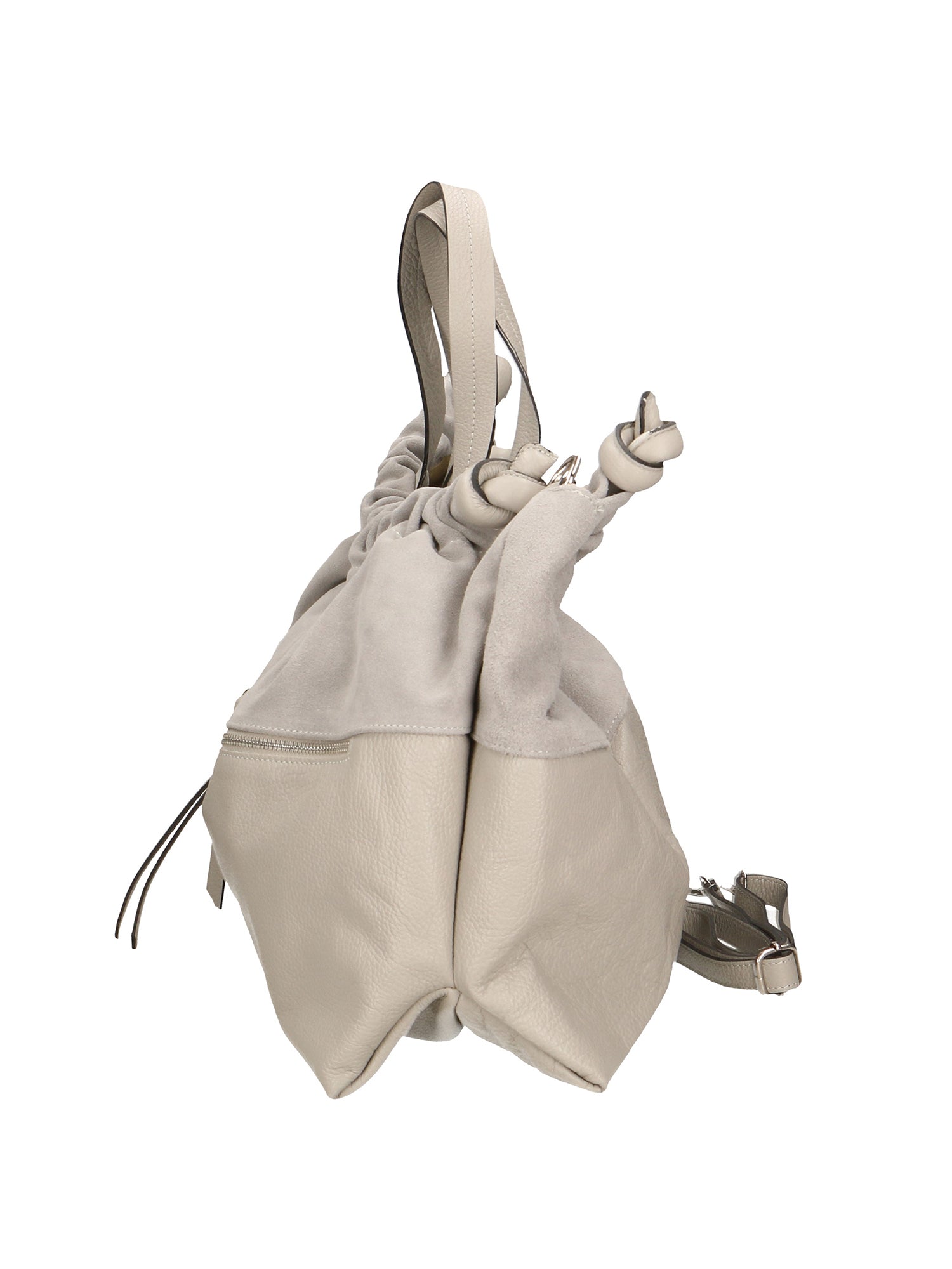Firenze Borsa a mano da donna Vera pelle 01838-D86 GRIGIO PERLA PEARL GREY Gave Lux