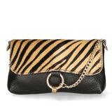 Safira Borsa a mano da donna Vera pelle 04760-ZEBRA CUOIO Gave Lux
