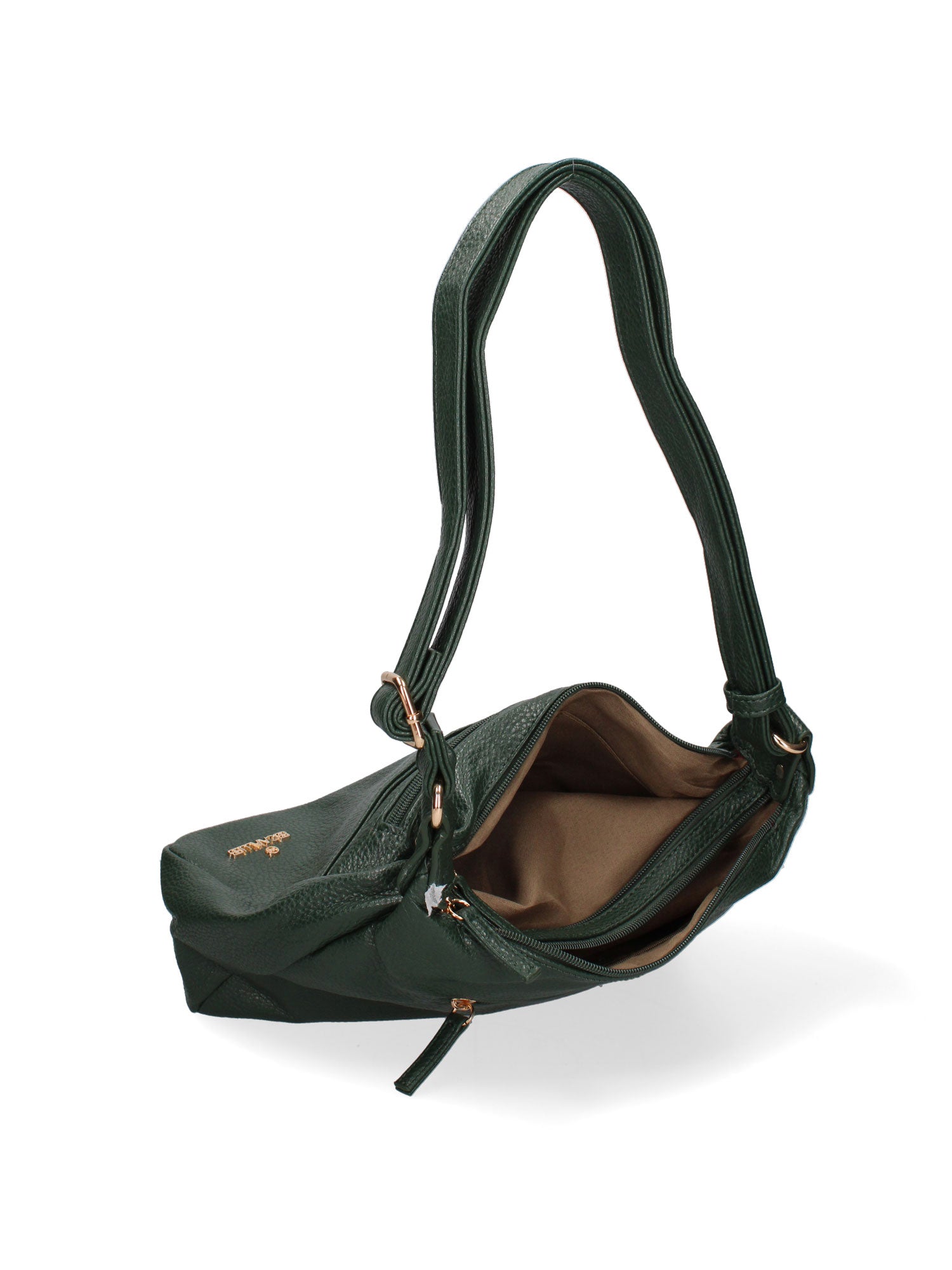 Borsa a spalla da donna Ecopelle BC1345-GREEN B Cavalli