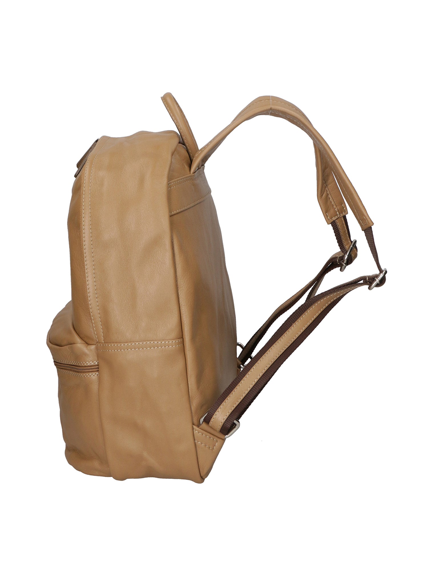 Cloe Zaino da donna in vera pelle Artigianale 6161-S11 TAUPE SCURO Gave Lux