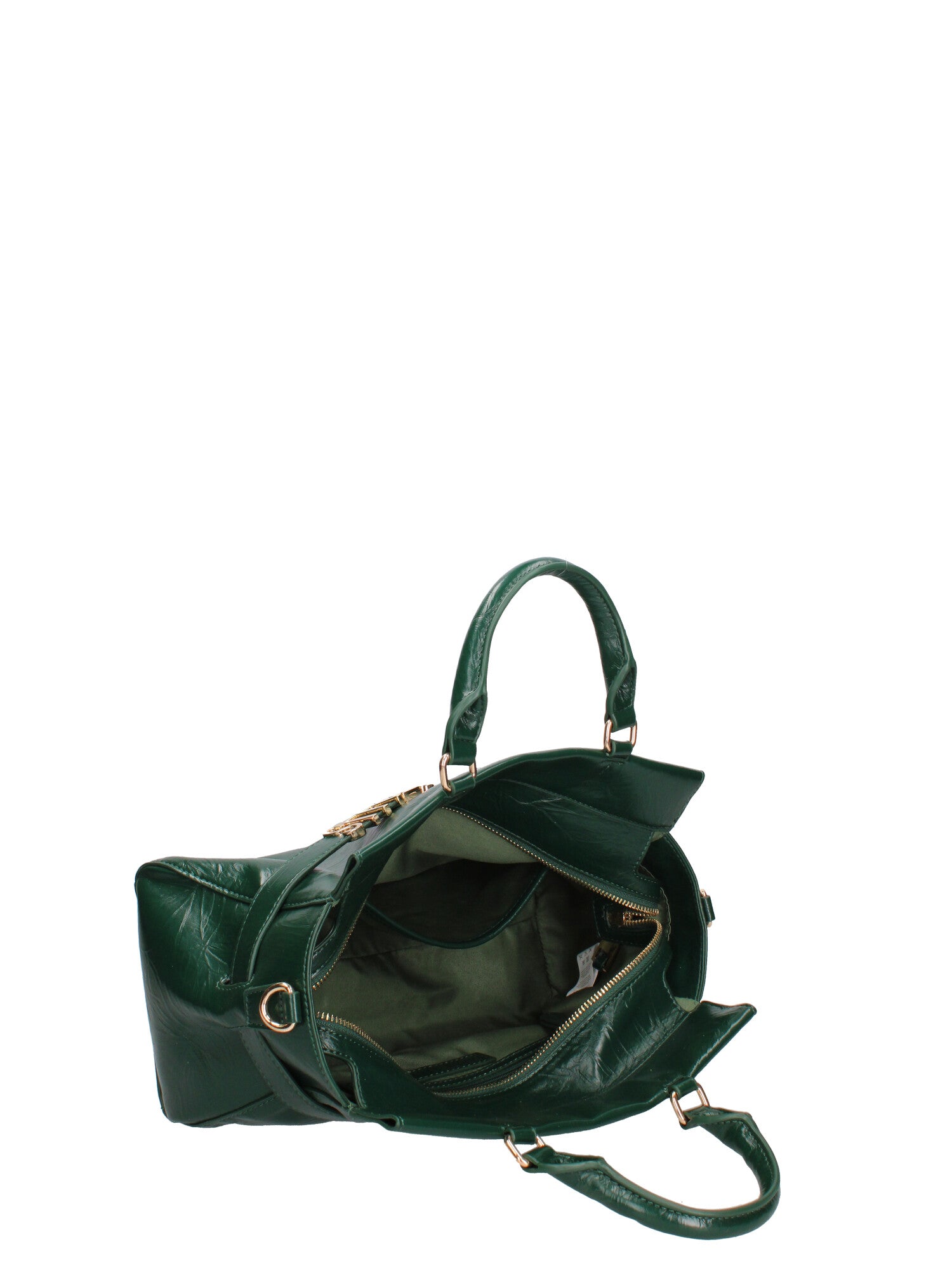 Borsa a mano da donna 100% PVC HEATHER -FOREST GREEN Marc Ellis