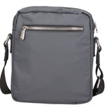 Borsa a tracolla uomo 100% pelle PU PCL3020-GREY+BLACK Northampton Polo Club