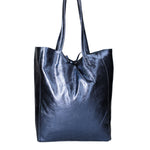 Íris Borsa a mano da donna Vera Pelle 07565-L039 BLU Gave Lux