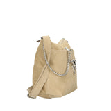 Embera Elite Borsa a tracolla donna Vera pelle scamosciata 8650-TAUPE Gave Lux