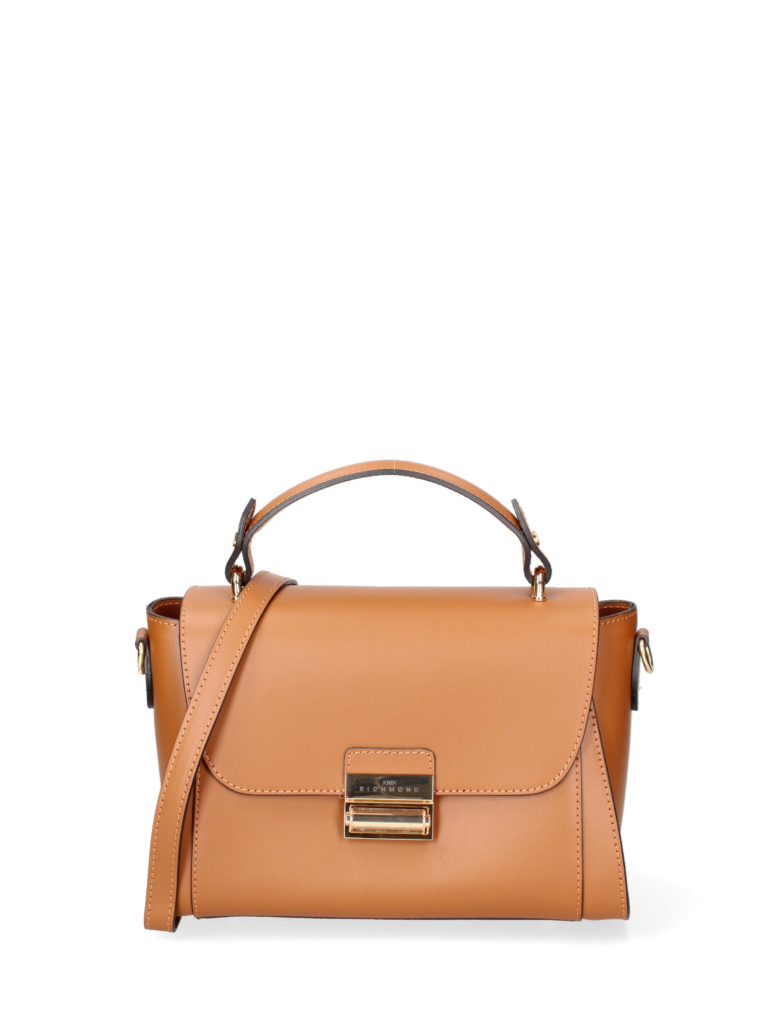 Borsa a mano da donna 100% pelle ruga JR-W-1128RU-CUOIO-GOLD John Richmond