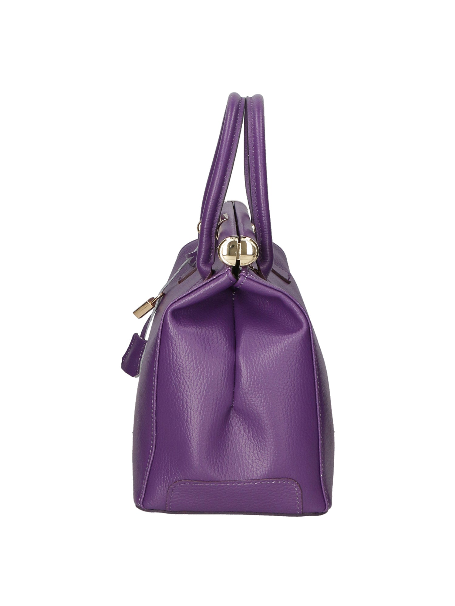 Aleria Borsa a mano da donna Vera pelle 8005-D45 VIOLA Gave Lux