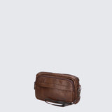 Pochette uomo in pelle PU Vegan PCL3048-BROWN Northampton Polo Club