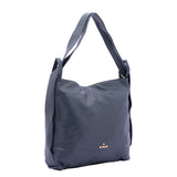 Borsa a spalla da donna Ecopelle e poliestere BC1407-BLUE B Cavalli