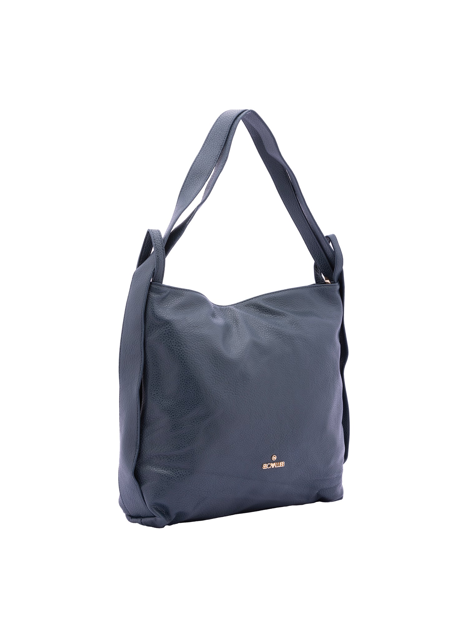 Borsa a spalla da donna Ecopelle e poliestere BC1407-BLUE B Cavalli