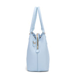 Borsa a mano da donna 100% pelle vegana PU 716-2PT-BABYBLUE Diana&co