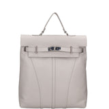Borsa a mano da donna Vera pelle 07248-D86 GRIGIO PERLA Roberta Rossi