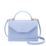 Borsa a mano da donna 100% pelle vegana PU 700-2PT-BABYBLUE Diana&co