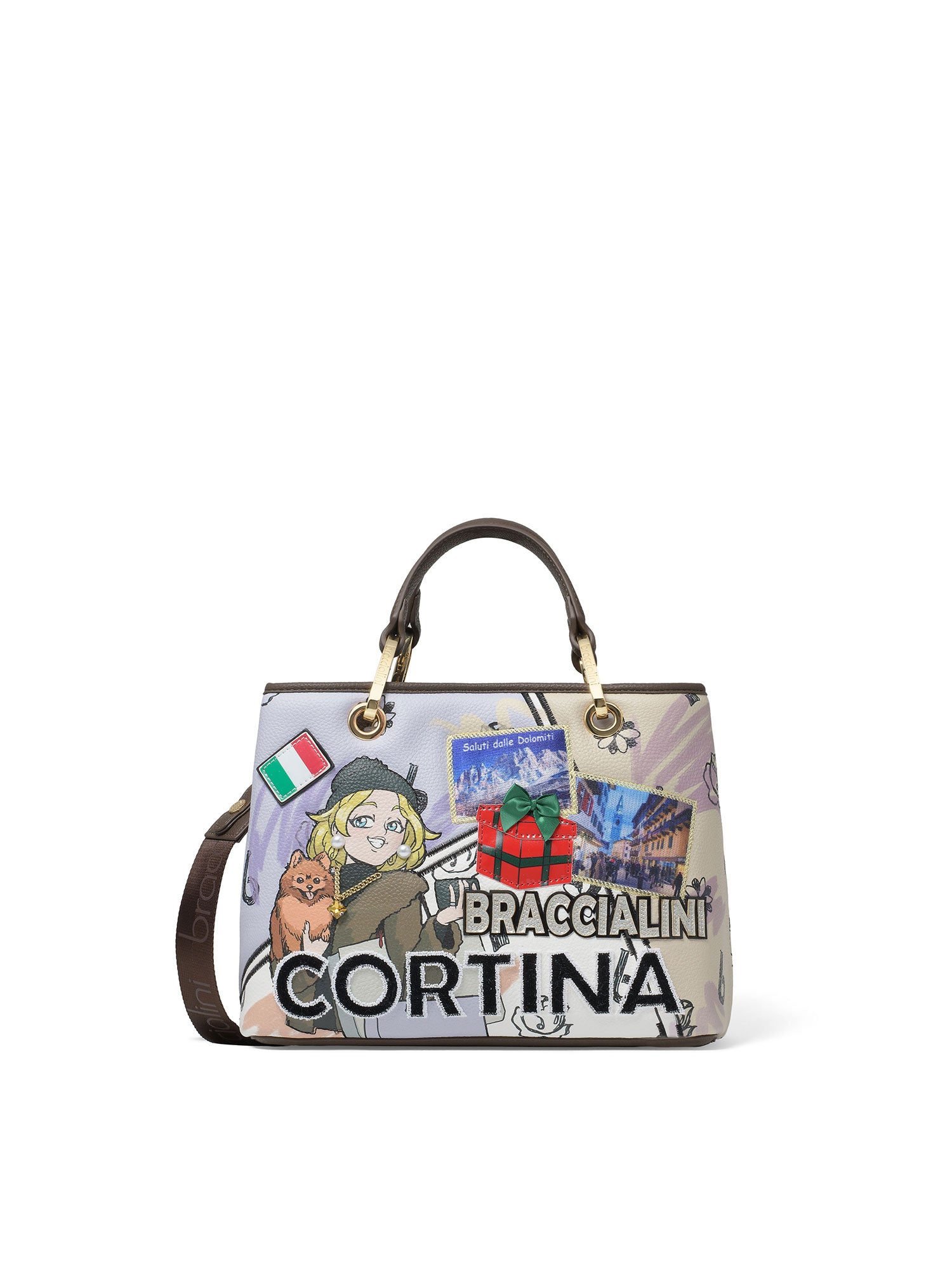 Odette Borsa a mano da donna Poliestere + Poliuretano B16801-UNICO Braccialini