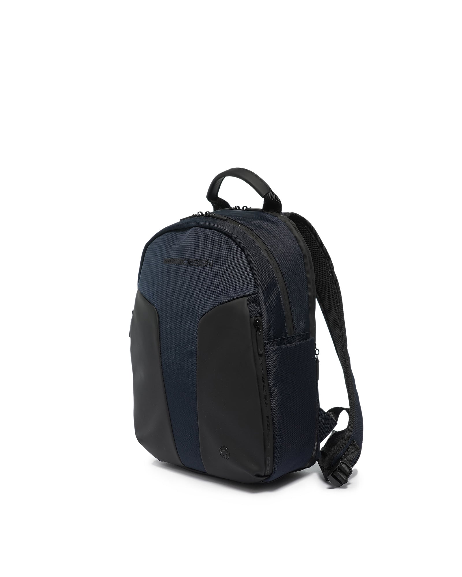 Zaino uomo in nylon ed ecopelle Casual MO-17CO-BLUE - BLACK Momo Design