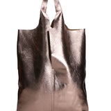 Argenta Borsa a spalla da donna Pelle laminata 05358-L005 BRONZO Gave Lux
