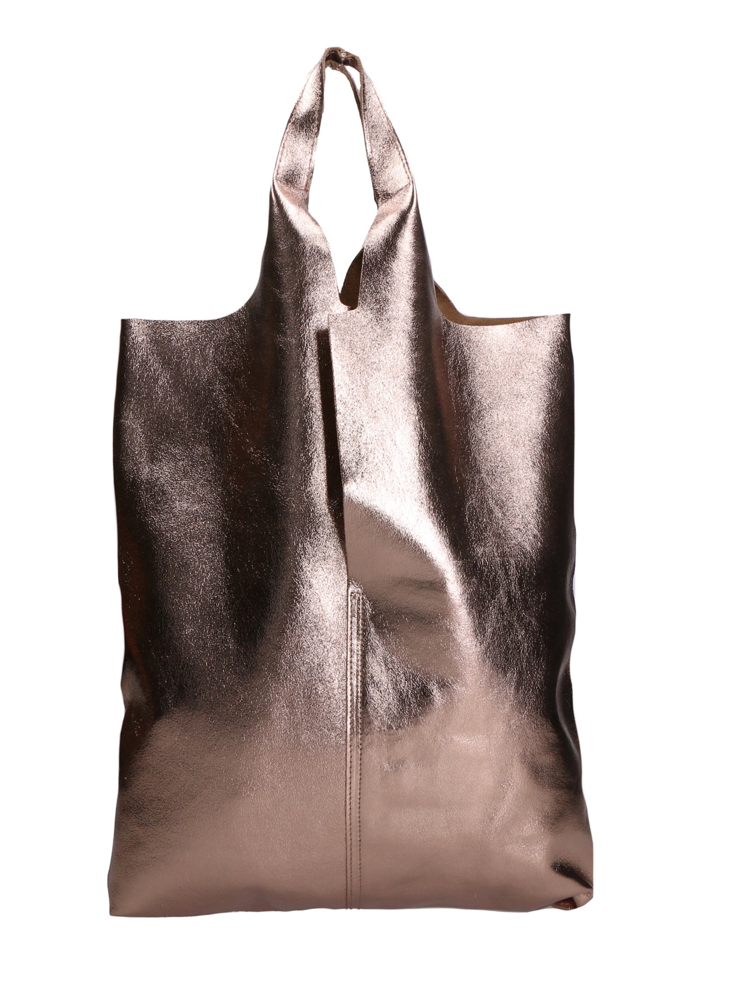Argenta Borsa a spalla da donna Pelle laminata 05358-L005 BRONZO Gave Lux