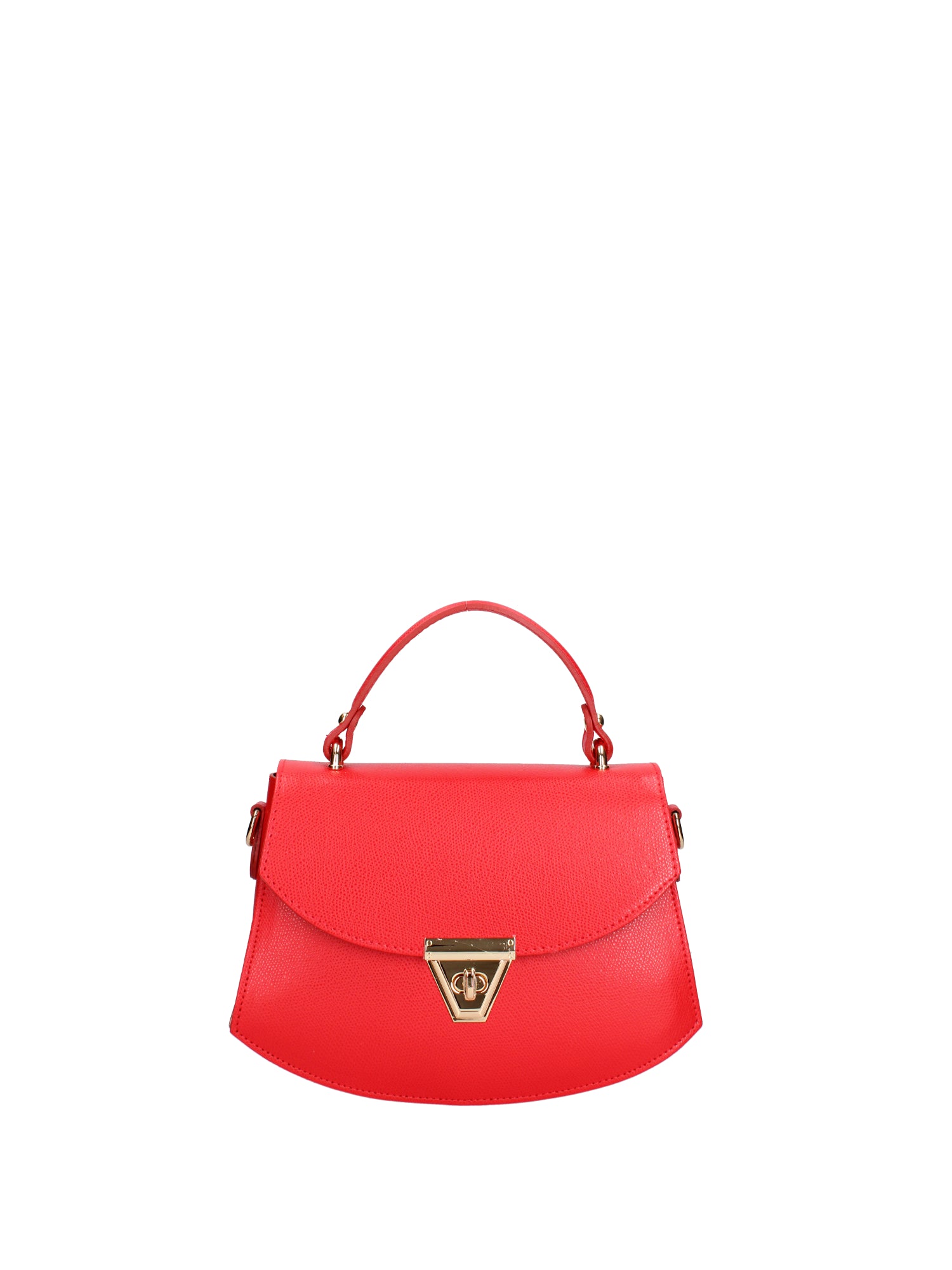 Borsa a mano da donna 100% vera pelle 07202-P 614 ROSSO FERRARI Roberta Rossi