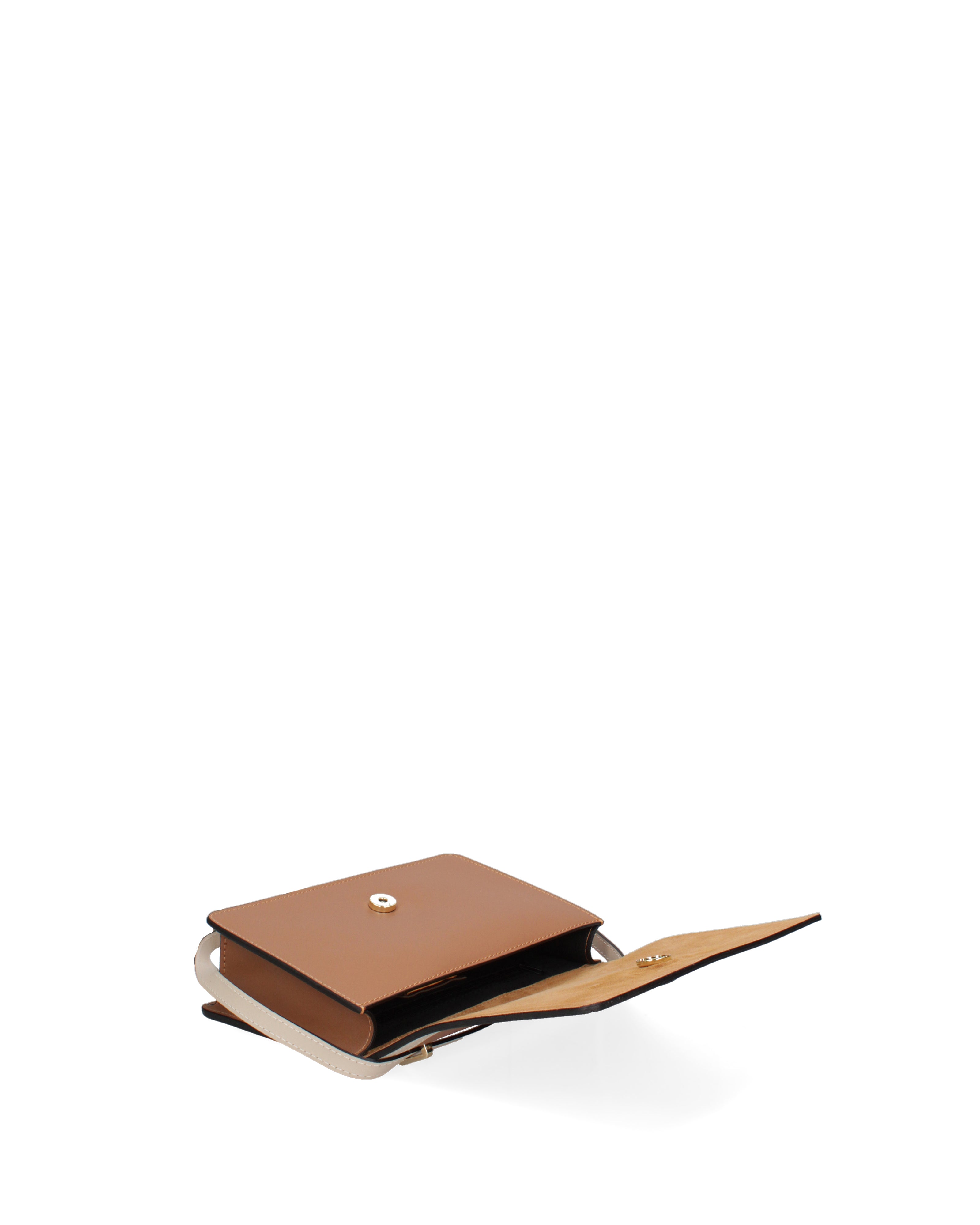 Ardena Borsa a tracolla da donna Vera pelle 1324-CUOIO+BEIGE Gave Lux