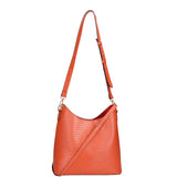 Carmine Borsa a spalla da donna Vera pelle 05442-LU35 MATTONE DARK ORANGE Gave Lux