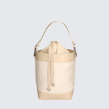 Lisbeth Borsa a secchiello da donna Misto pelle e tessuto 05165-148+S03 BEIGE Gave Lux