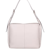 Borsa a spalla da donna Misto pelle e tessuto 07157-D86 GRIGIO PERLA Roberta Rossi
