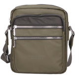 Borsa a tracolla uomo 100% pelle PU PCL3020-GREEN+BLACK Northampton Polo Club