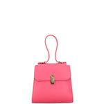 Borsa a mano da donna 100% pelle 07204-L317 FUXIA Viola Castellani