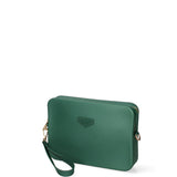 Borsa a tracolla da donna 100% Pvc FLAT-FLOWE-FOREST GREEN - LIGHT GOLD Marc Ellis