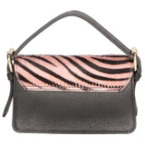 Aleide Borsa a mano da donna Vera pelle 04858-ZEBRA ROSA Gave Lux