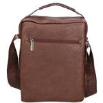 Borsa a tracolla uomo in pelle PU Casual PCL3002-COFFEE Northampton Polo Club
