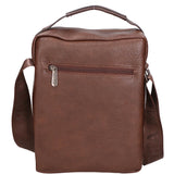 Borsa a tracolla uomo in pelle PU Casual PCL3002-COFFEE Northampton Polo Club