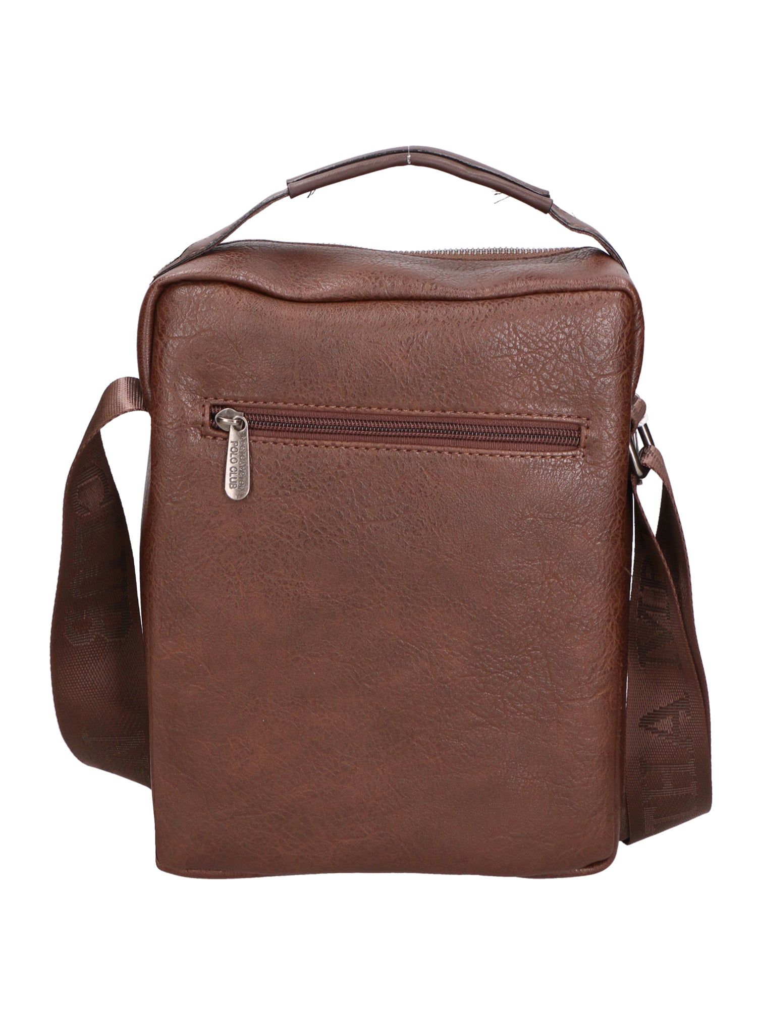 Borsa a tracolla uomo in pelle PU Casual PCL3002-COFFEE Northampton Polo Club