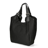 Elettra Borsa a mano da donna Vera pelle 80050-NERO Gave Lux
