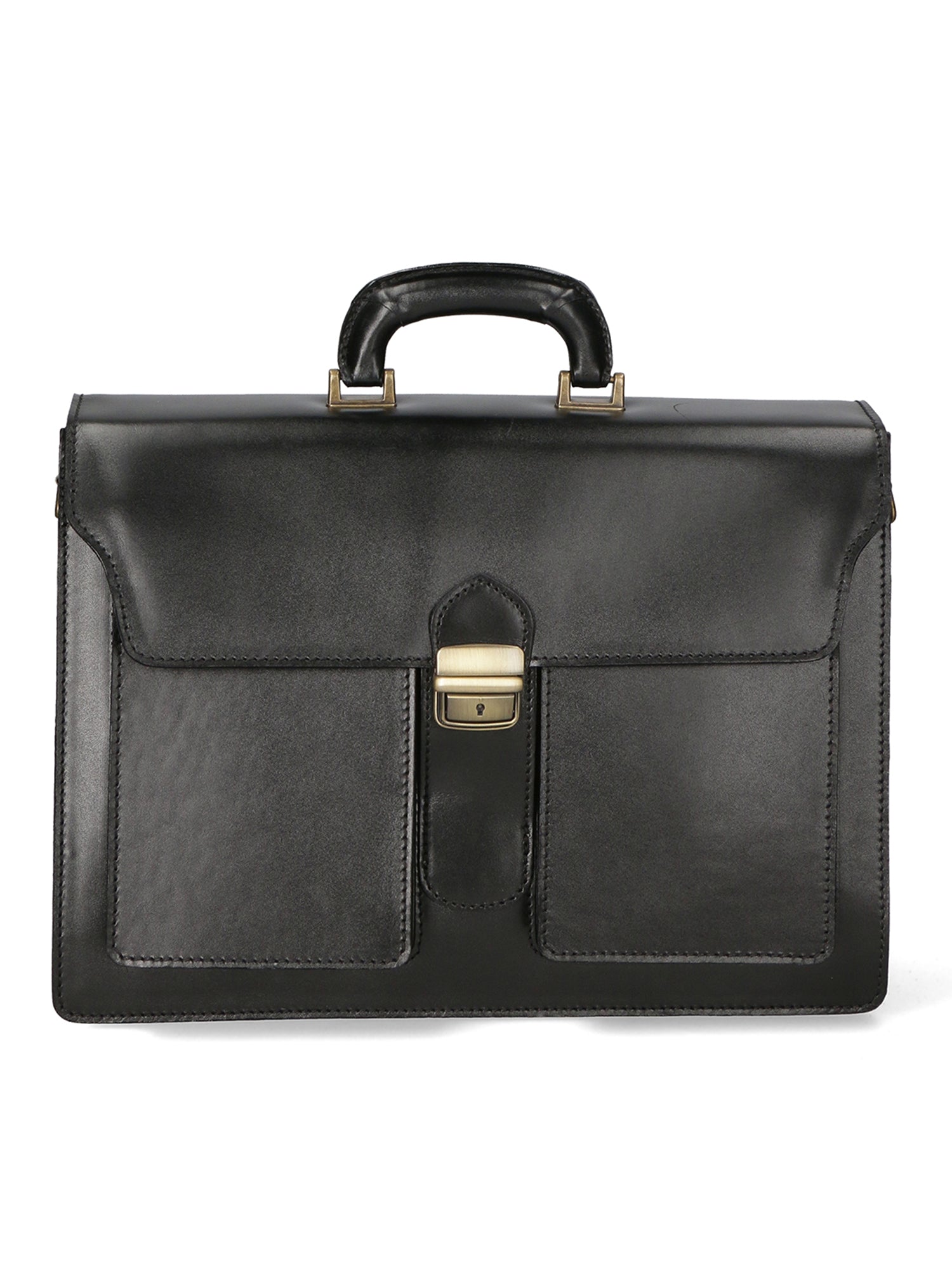 Enea Borsa da lavoro uomo Vera pelle 7001-NERO Gave Lux