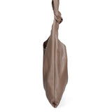 Borsa a spalla da donna 100% vera pelle 07156-D40 TAUPE Viola Castellani