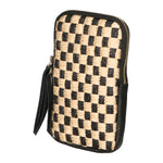 Alessandria Borsa a tracolla da donna Paglia Tabru 05001-NERO BEIGE Gave Lux