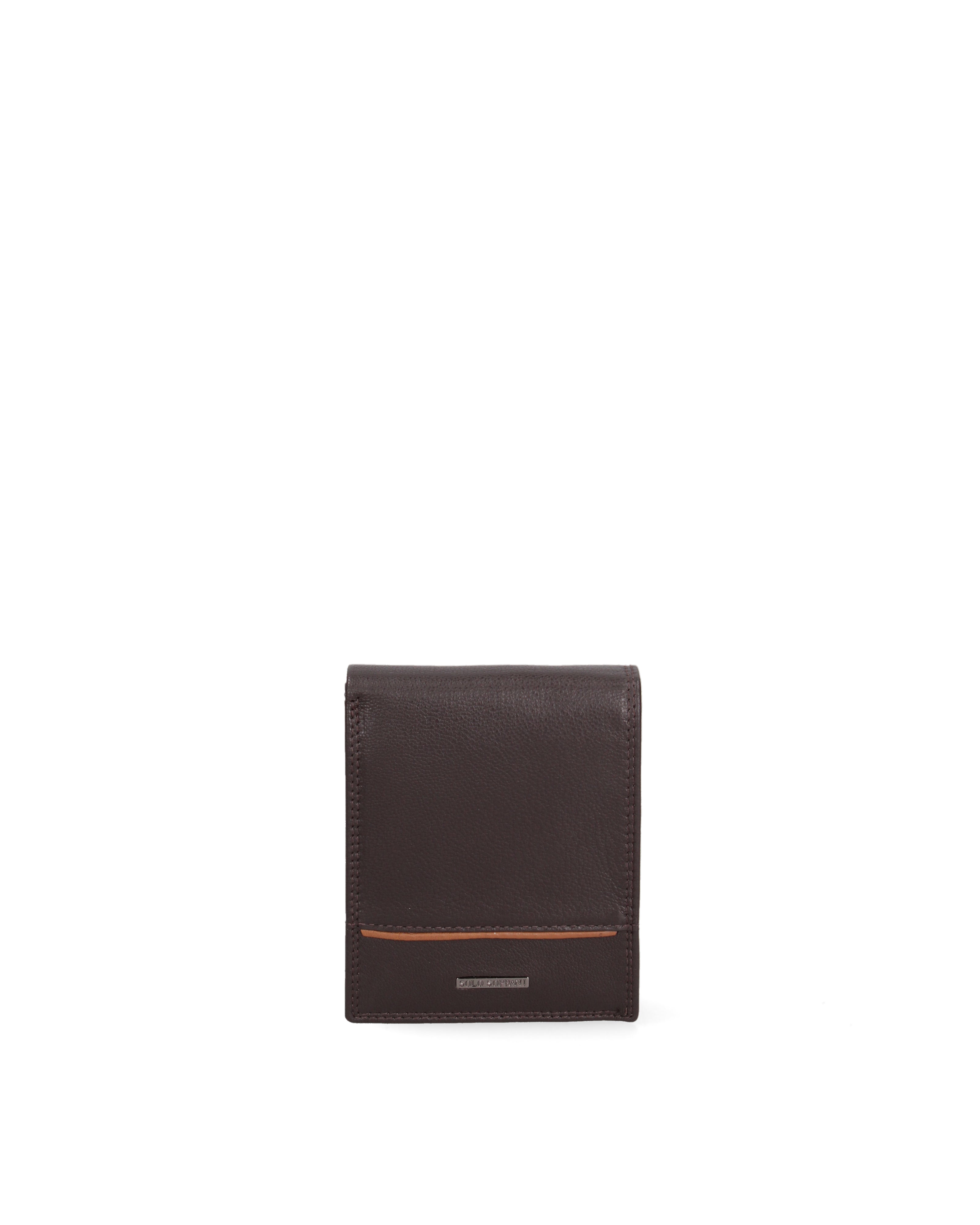 Portafoglio uomo in vera pelle Casual K35355P029-T.MORO Solo Soprani