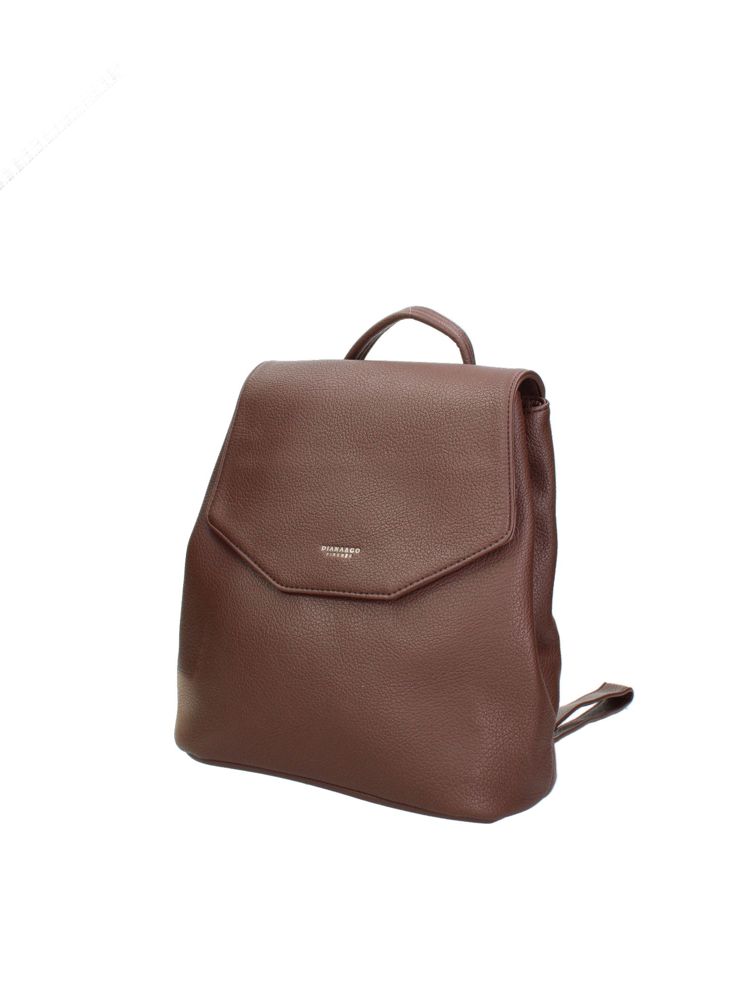 Zaino da donna in ecopelle Casual 640-2-CHOCOLATE Diana&co