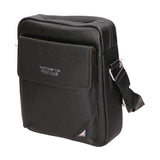 Borsa a tracolla uomo 100% pelle PU PCL3027-BLACK Northampton Polo Club