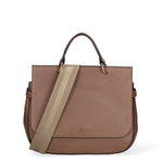 Novara Plus Borsa a mano da donna Vera pelle 564139-D11 TAUPE Gave Lux