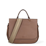 Novara Plus Borsa a mano da donna Vera pelle 564139-D11 TAUPE Gave Lux