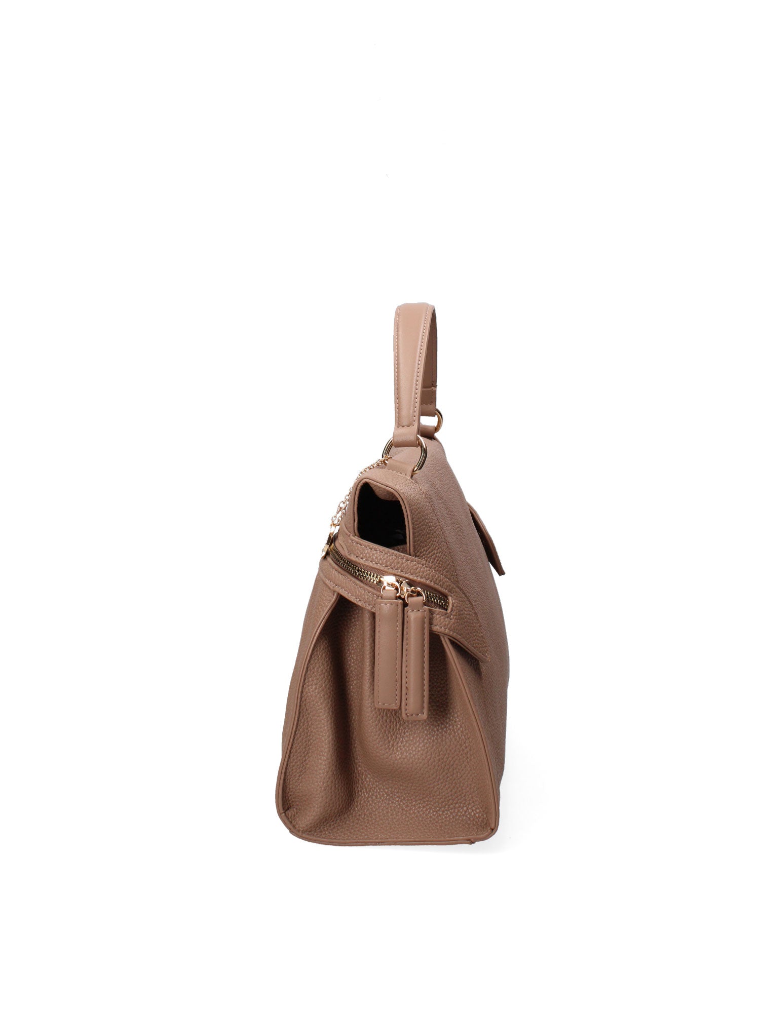 Borsa a mano da donna Ecopelle e poliestere 603-3-TAUPE Diana&co