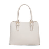 Borsa a mano da donna 100% pelle vegana PU 716-2PT-IVORY Diana&co