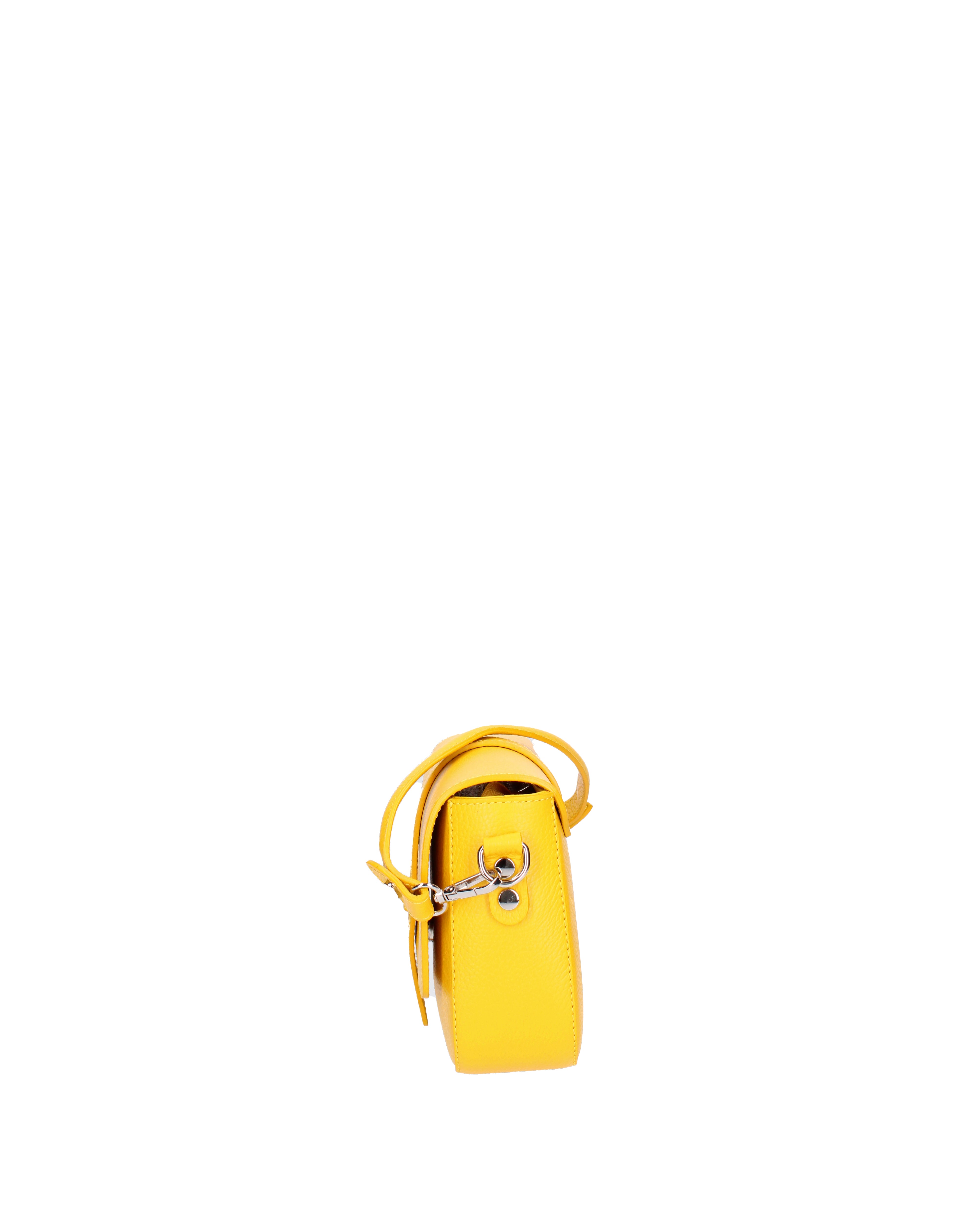 Borsa a tracolla da donna Vera pelle 07203-D04 GIALLO Roberta Rossi