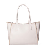 Borsa a spalla da donna 100% pelle riciclata 07225-Latte Viola Castellani