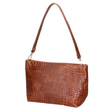Lorelei Borsa a spalla da donna Vera pelle croco 06498-040 MARMO SCURO Gave Lux