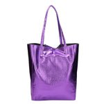 Iride Borsa a mano da donna 100% pelle 05921-DL45 VIOLA Gave Lux