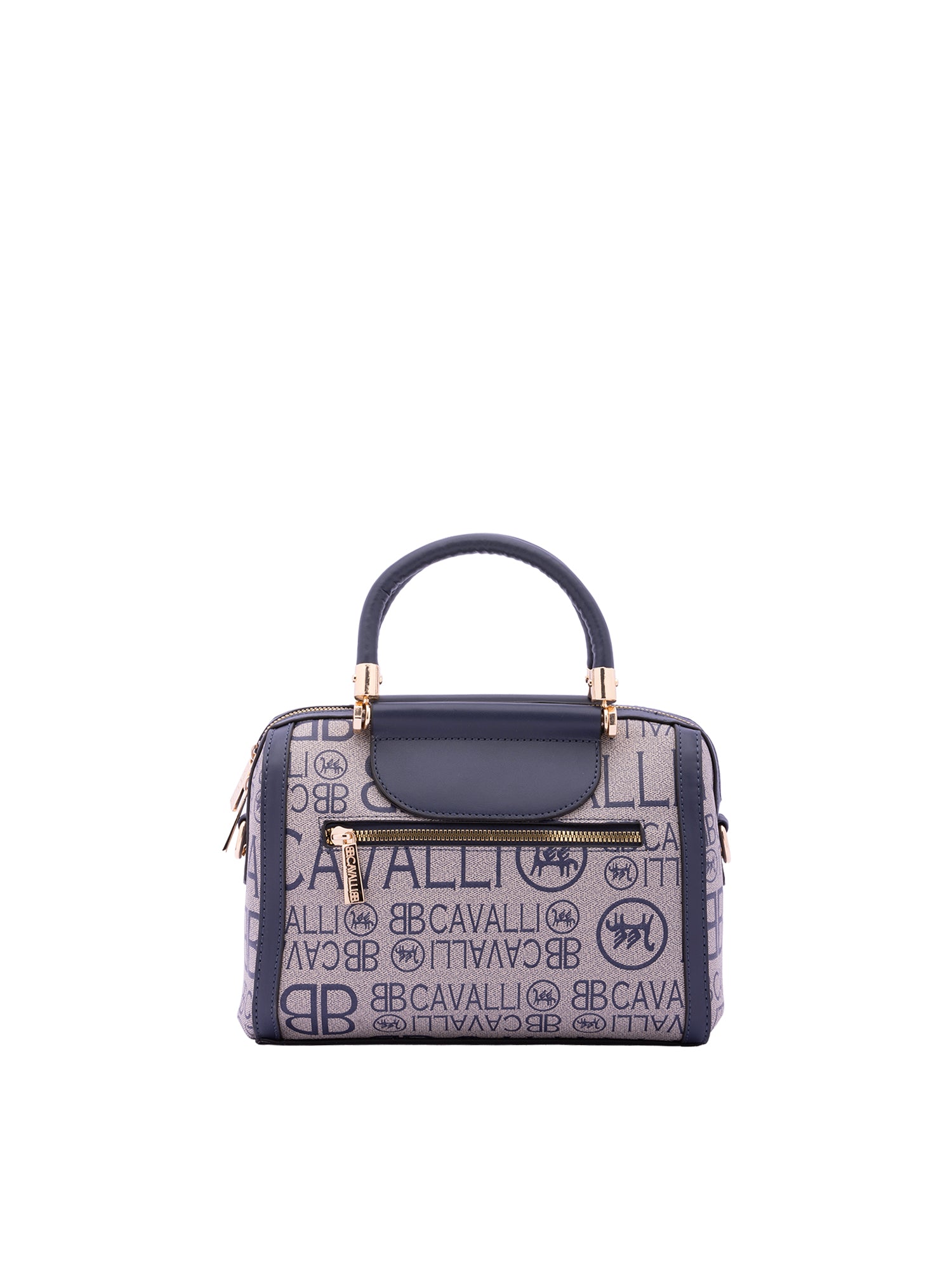 Borsa a bauletto da donna Ecopelle BC1371-BLU B Cavalli