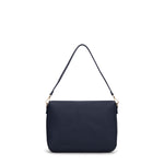 Borsa a spalla da donna 100% pelle vegana PU 740-1PT-NAVY BLUE Diana&co
