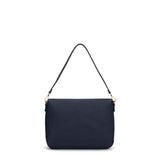 Borsa a spalla da donna 100% pelle vegana PU 740-1PT-NAVY BLUE Diana&co